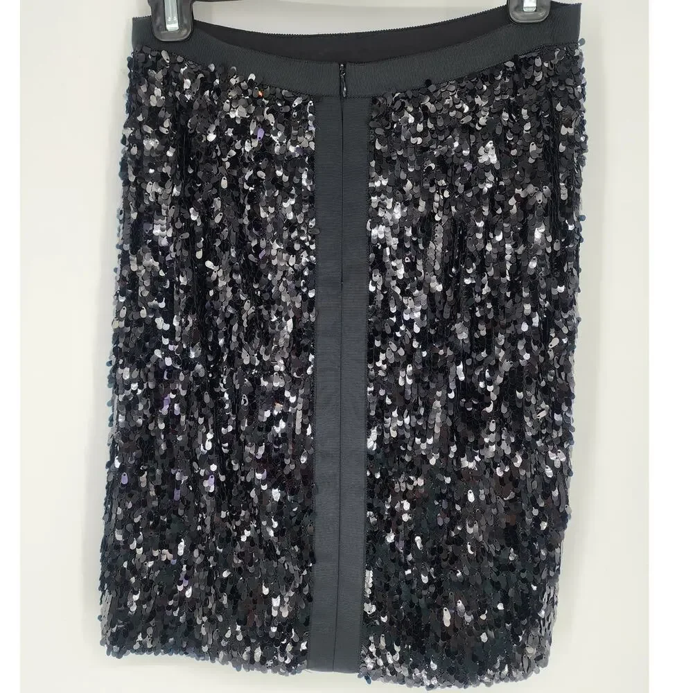 Vintage Teenflo Sequin Mini Skirt Black– Women’s 2